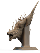 Elegy of the Wyrm Resin Bust - view 5