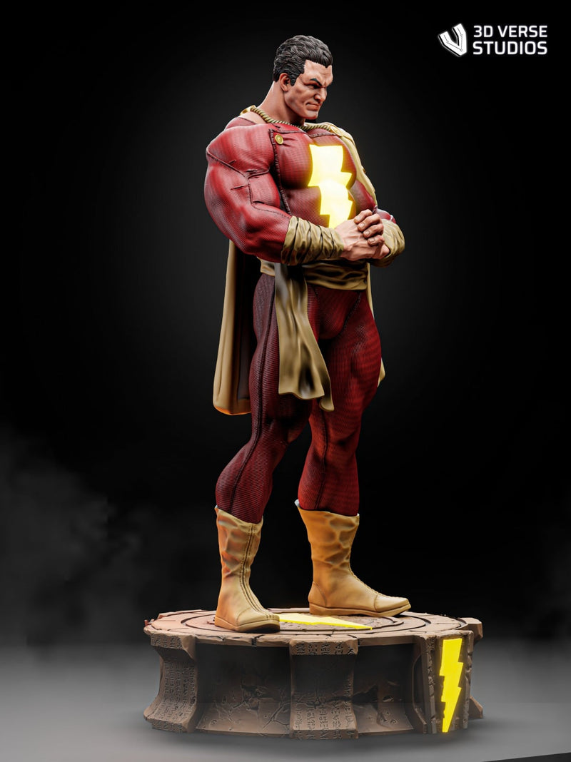 Shazam Resin Statue - view 3