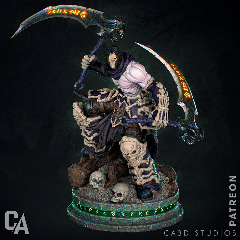 Death Resin Statue - Design 1 - view 2