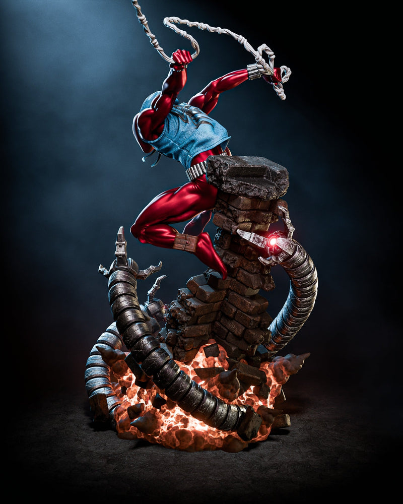 Scarlet Spider Resin Statue - view 2