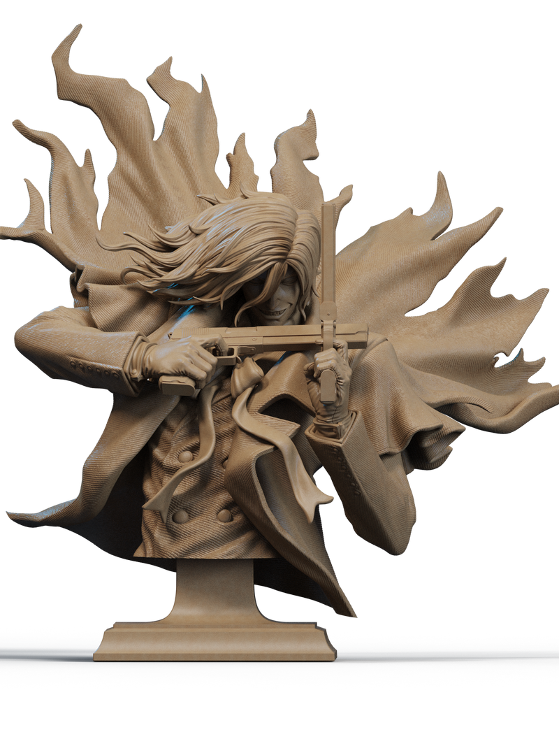 Alucard Resin Bust - Design 2 - view 1