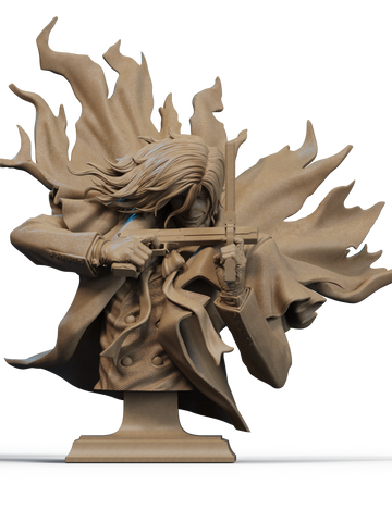 Alucard Resin Bust - Design 2 - view 1