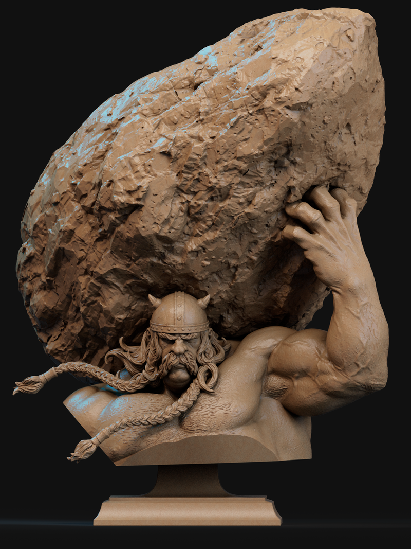 Obelix Resin Bust - view 1