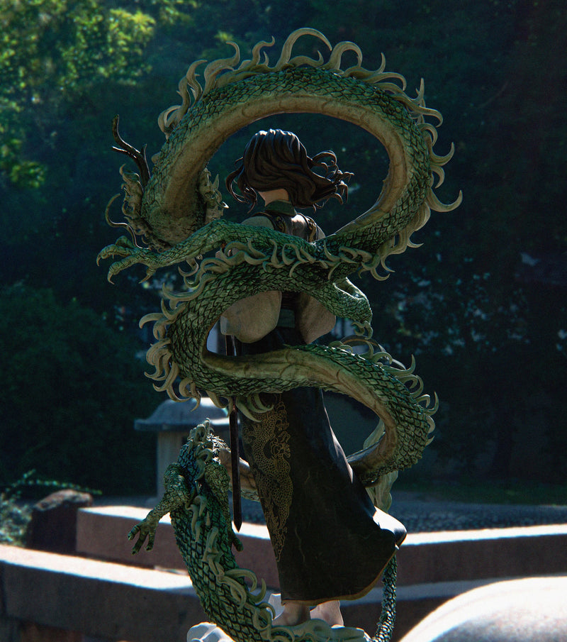 Mulan Resin Statue - view 7