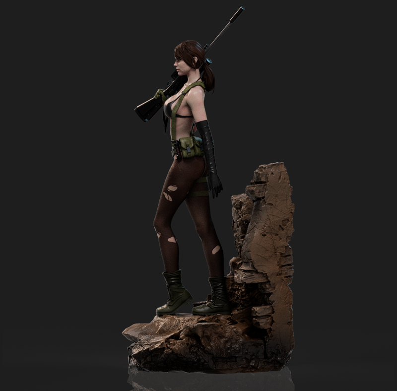 Quiet Resin Statue - view 3