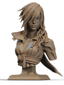 Lightning Resin Bust - view 1