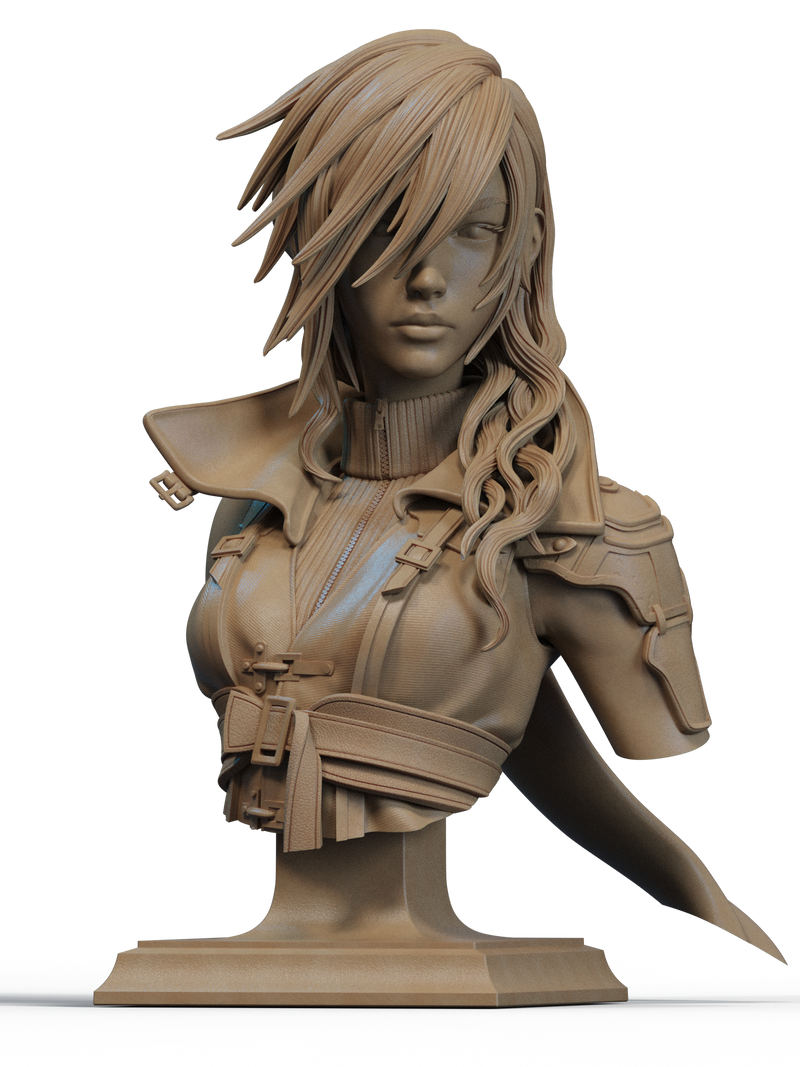 Lightning Resin Bust - view 1
