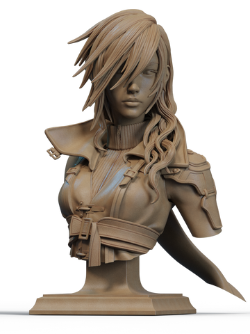 Lightning Resin Bust - view 1