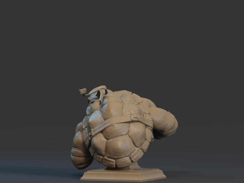 Raphael Resin Bust - view 3