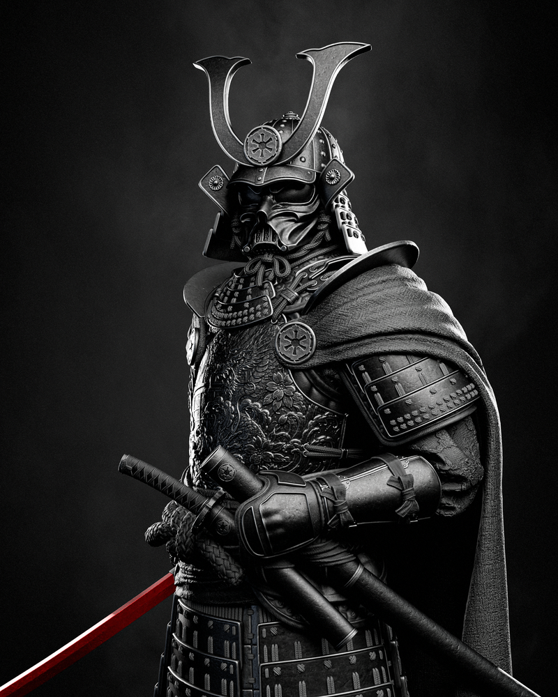 Darth Vader Samurai Resin Statue - view 3