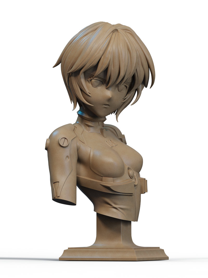 Rei Ayanami Resin Bust - view 1