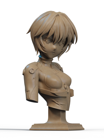 Rei Ayanami Resin Bust - view 1