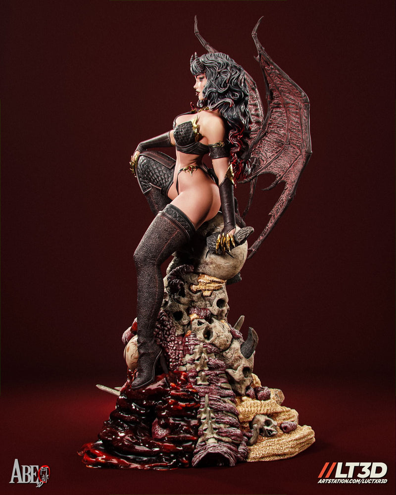 Xyrath Succubus Resin Statue - view 2