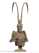 Wukong Resin Bust - view 1
