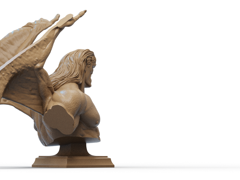 Goliath Resin Bust - view 6