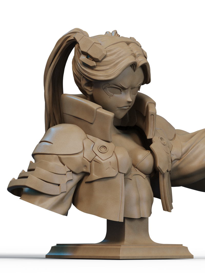 Rebecca Resin Bust - Design 1 - view 3