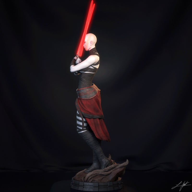 Asajj Ventress Resin Statue - view 6