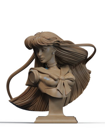 Rei Hino Resin Bust - view 1