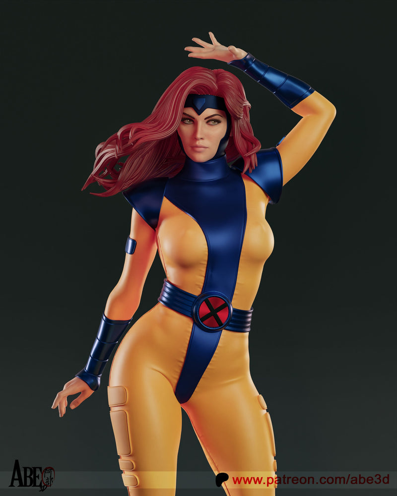 Jean Grey Resin Statue - view 2