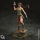 Lara Croft Resin Statue - view 4
