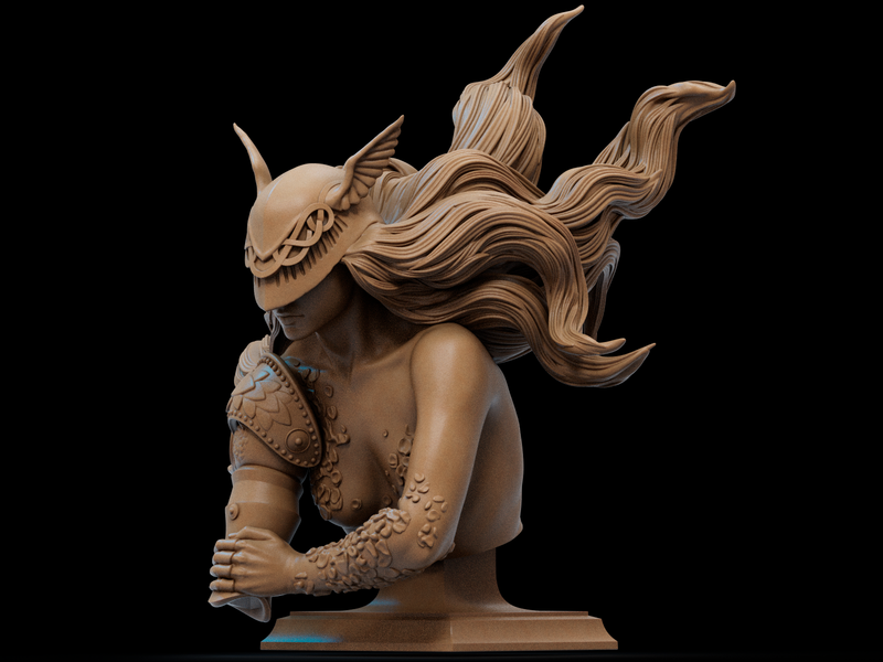 Malenia Resin Bust - view 2