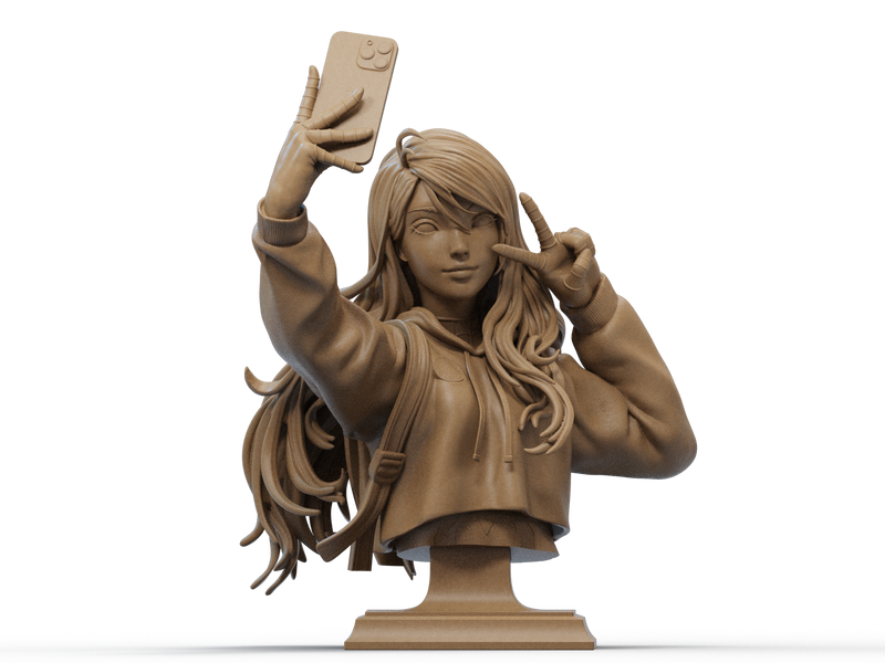 Spidergirl Resin Bust - view 1