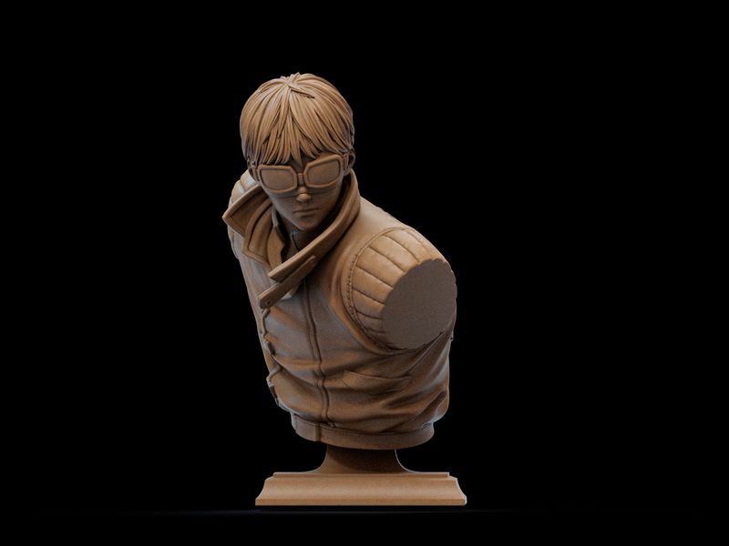 Kaneda Resin Bust - view 1