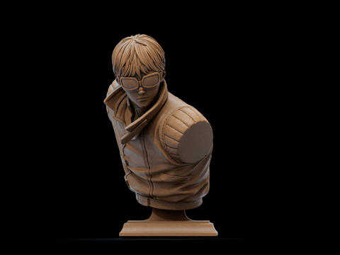 Kaneda Resin Bust - view 1