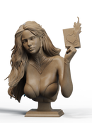 Emma Frost Resin Bust - Design 2 - view 1