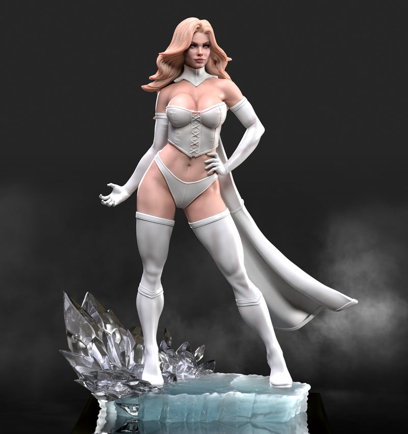 Emma Frost Matc3D Resin Statue - view 1