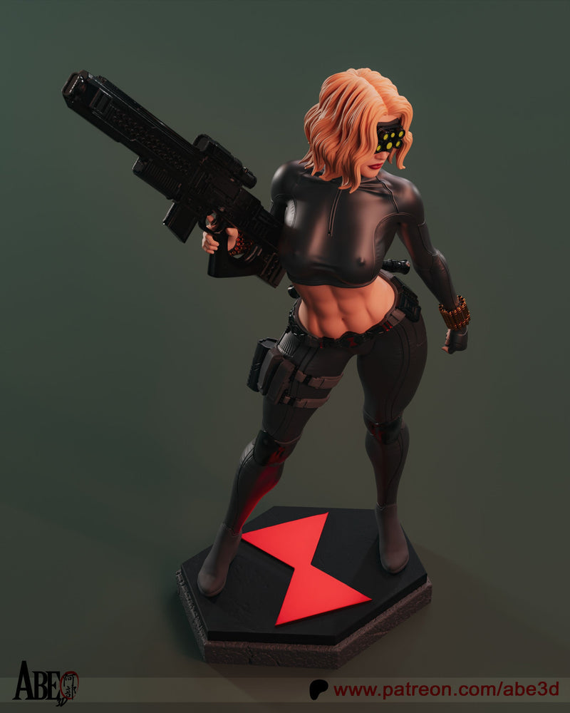 Black Widow Resin Statue - view 8
