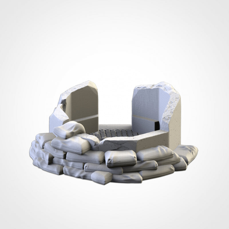 War Bunkers | 28mm-32mm | Tabletop Terrain