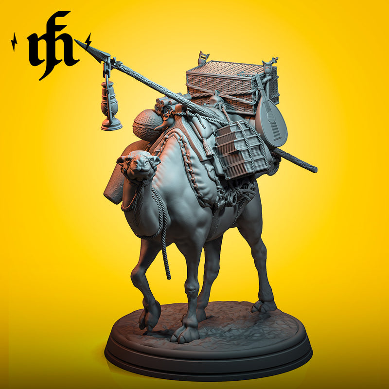 Pack Camel | Midas Forge | DnD Miniature | Fantasy Miniature