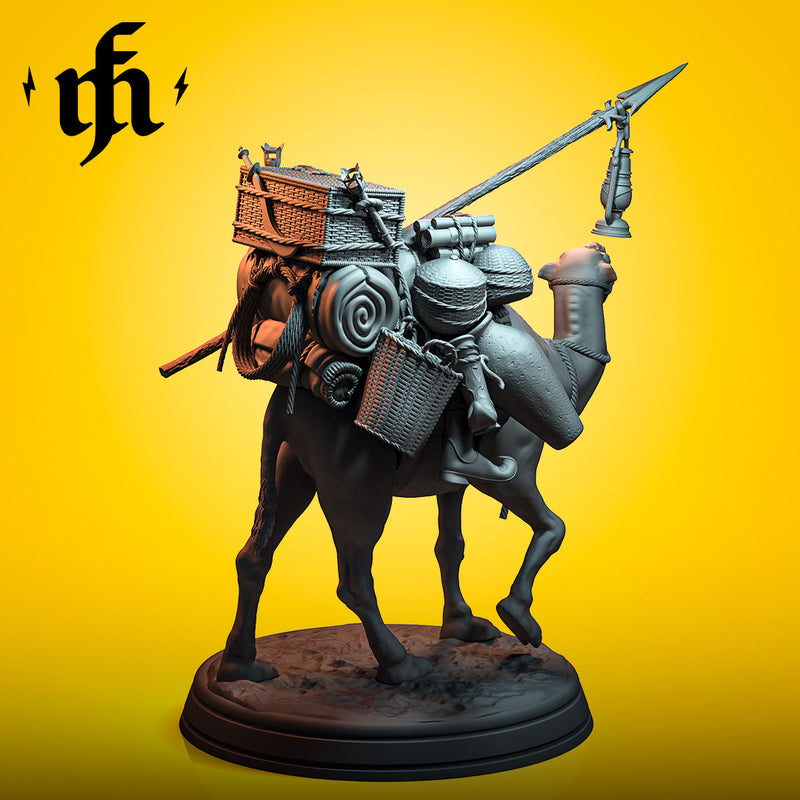 Pack Camel | Midas Forge | DnD Miniature | Fantasy Miniature