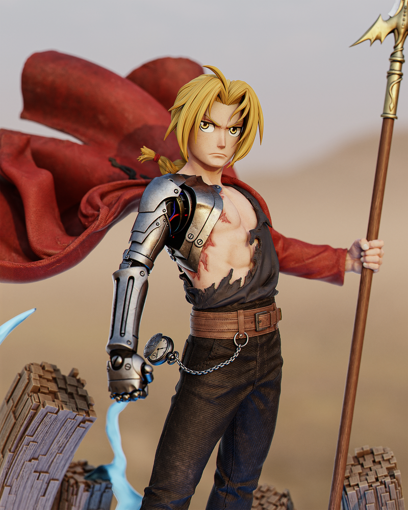 EDWARD ELRIC Resin Statue - view 2