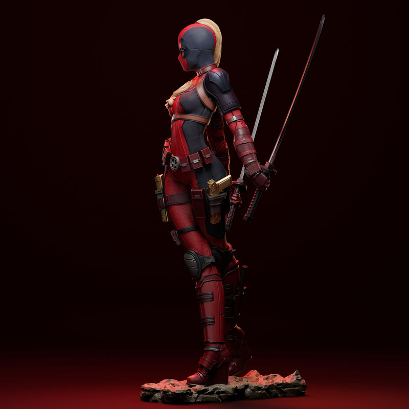 Lady Deadpool Resin Statue - view 7