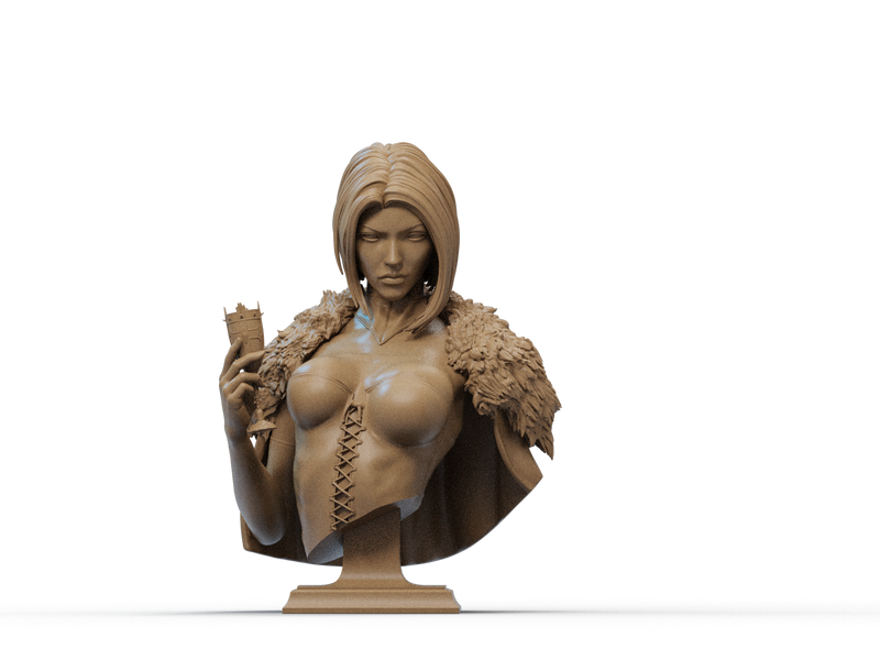 Emma Frost Resin Bust - Design 3 - view 5