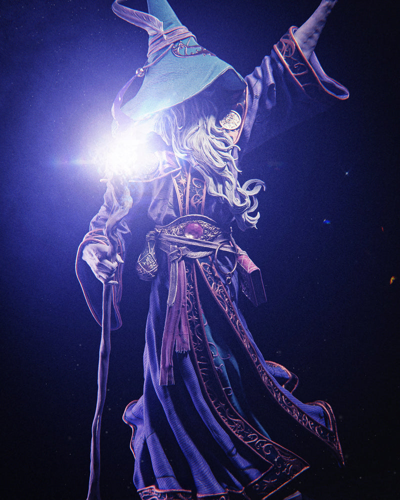 Merlin Resin Statue - view 5