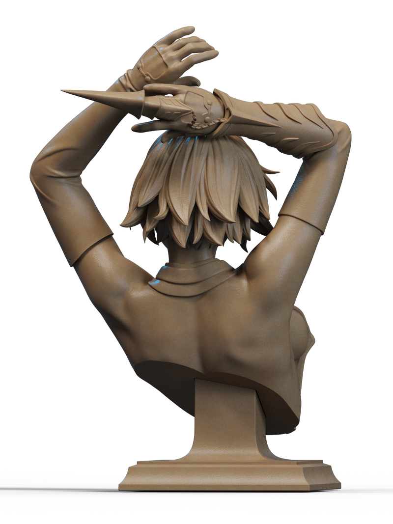 Soi Fon Resin Bust - view 3