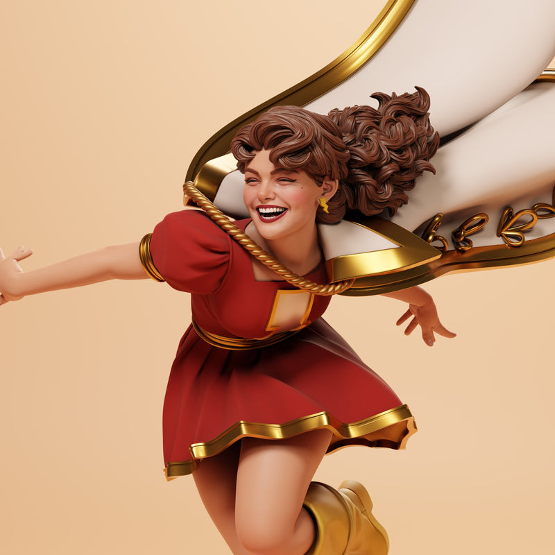 Mary Marvel Bombshell Resin Statue - view 5