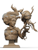 Scarlet Witch Resin Bust - view 1