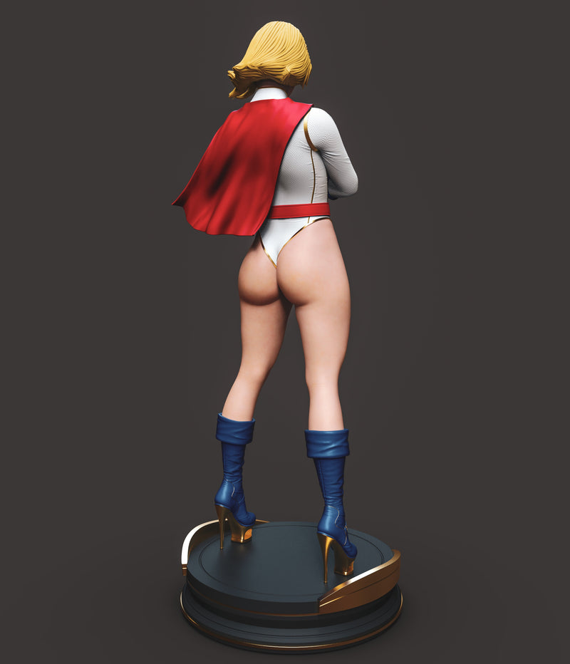 Power Girl by Dellas Resin Statue - view 7