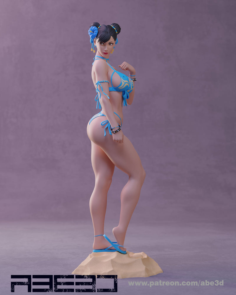 Chun-Li Bikini Resin Statue - view 7