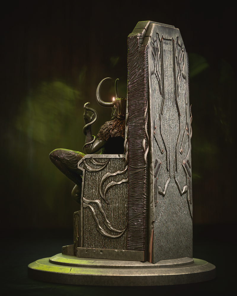 Lady Loki Resin Statue - view 6