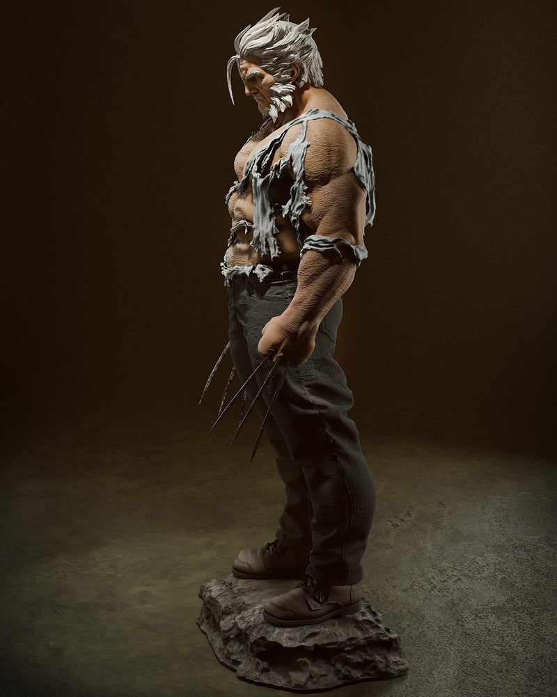 Logan Resin Statue - Design 2 - view 5