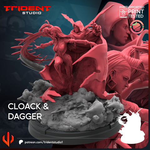 Cloak and Dagger - Marvel: Crisis Protocol Proxy | Trident Studios