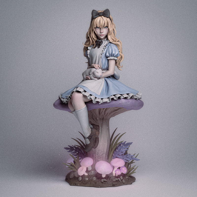 Alice Resin Statue - view 3