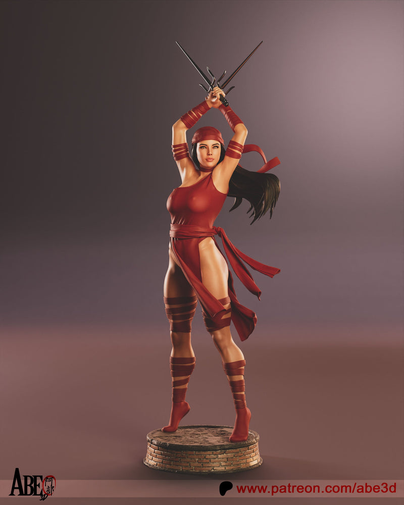 Elektra abe Resin Statue - view 1