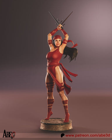 Elektra abe Resin Statue - view 1