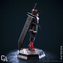 Tifa Resin Statue - view 5